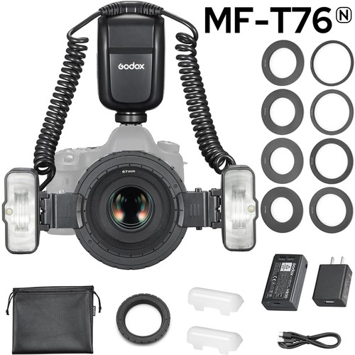 Godox t76n macro doppio - mf-t76n,