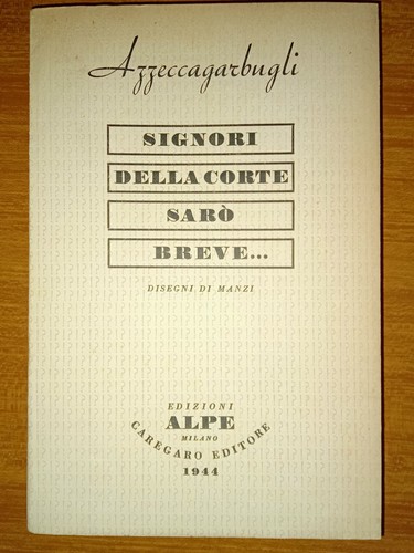 Azzeccagarbugli buzzichini - azzeccagarbugli, (buzzichini