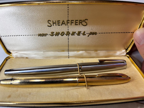 Sheaffer snorkel crest - sheaffer, set