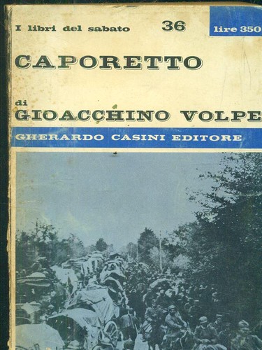 Caporetto volpe gioacchino - caporetto,