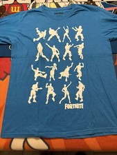 T-shirt bambino Fortnite blu