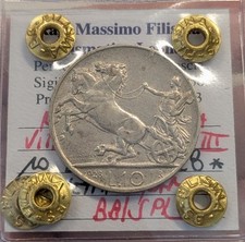 NL* VEIII 10 LIRE Argento BIGA