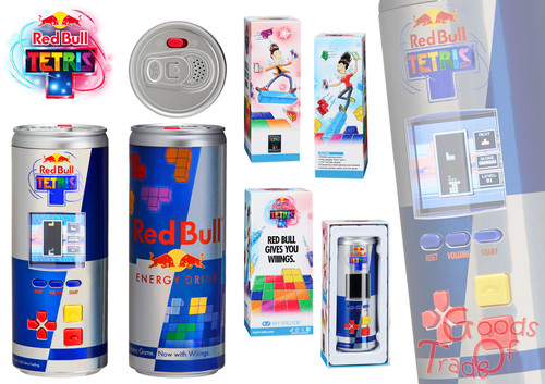 Red bull tetris can game - bull, /