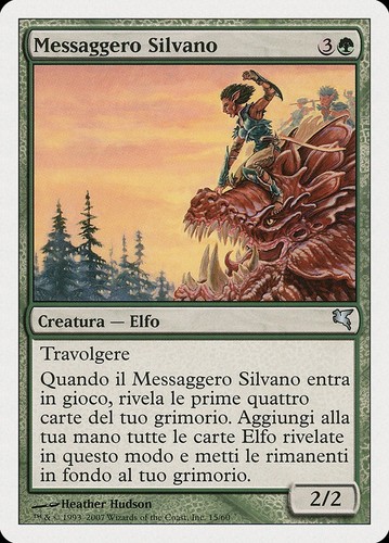 Mtg sylvan messenger poor - messenger,