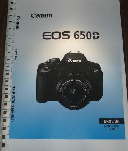 Canon eos 650d manuale - 650d, utente