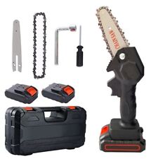 Mini elettrosega doppia batteria 48V motosega elettrica tagliarami 6"