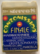 CARTRIDGE TRACK TAPE CASSETTA STEREO 8 CANZONISSIMA FINALE VARIE COMPILATION