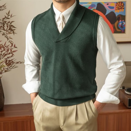 Gilet maglia uomo - in, da