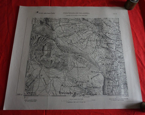 Rara carta mappa - rara,
