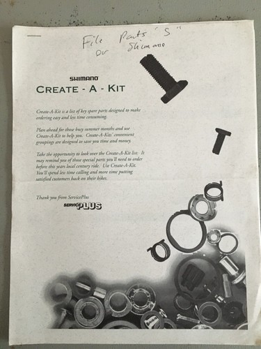 Shimano vintage crea kit - un,