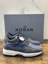 Hogan Interactive Suede Blu  Casual Uomo Hogan 40.5