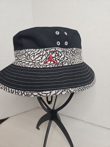 Cappello jordan bucket nero - bucket,