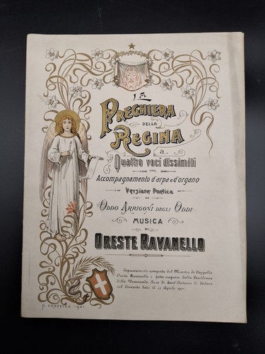 Antico spartito musicale 1901 - antico,