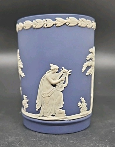 Vaso vintage blu - scuro, 3,25"