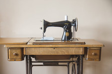 Macchina antica cucire SINGER macchina pedale sartoria1800 macchina cucito nonna