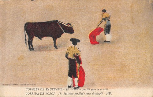 Cpa theme tauromachie corrida - theme,