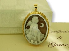 Pendente e Spilla Cammeo in