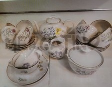 GINORI DOCCIA PRIMAVERA GIÒ PONTI SERVIZIO THÈ COMPLETO PER 10 PERSONE