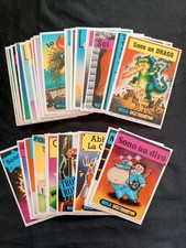 Set completo Topps stickers Mega Sgorbions 1/32 1990  2° Serie