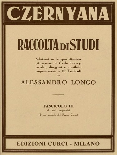 Czerny czernyana fascicolo - czernyana,