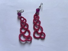 Orecchini Pendenti Fucsia