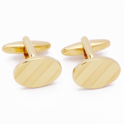 Gemelli ovale oro con - gemelli,