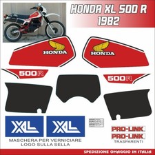 HONDA XL 500 R 1982 Adesivi  kit completo