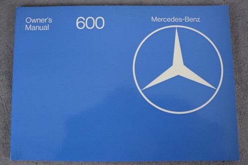 Mercedes benz 600 - 600, "w100"