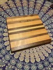 TAGLIERE CUCINA LEGNO MASSELLO Noce Ciliegio Rovere 39x39x5 GRANDE artigianale