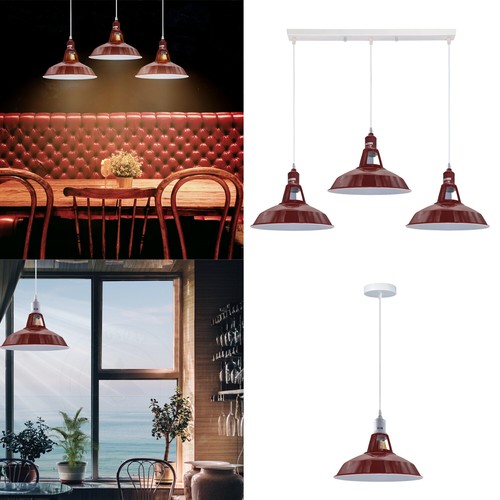 Lampadario industriale vintage