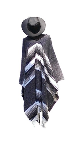 Poncho cappello grigio - cappello,