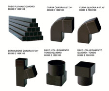 Tubo raccordi quadri pvc - tubo,