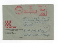 DDR Brief Absenderfreistempel