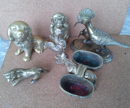 Ornamenti ottone cani - 6,