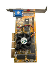 Scheda video vintage nVidia Riva TNT2 M64 32MB AGP 4x testata funzionante