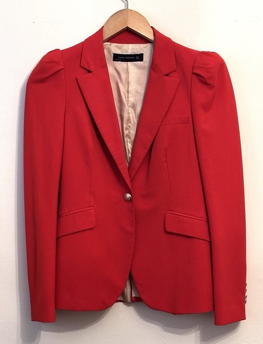 Blazer donna rosso zara - blazer,