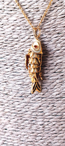 Collana choi pesce articolato - choi,