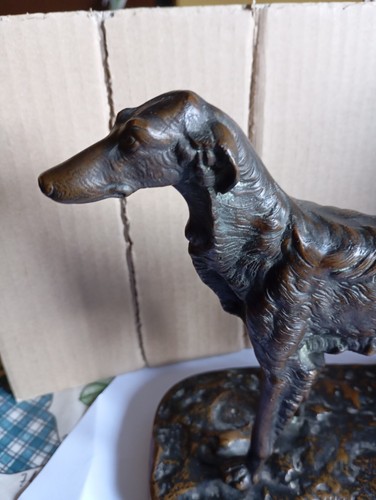 Stupendo cane bronzo dal - cane,