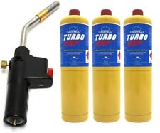 CANNELLO SALDATURA BRASATURA VELOCE 3 BOMBOLE TURBO MAP 400 GR ATTACCO CGA600