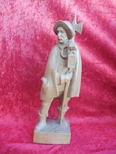 Bella Vecchio Statua Di Legno