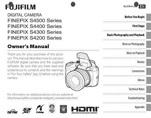 Fujifilm finepix s4200 s4300 - fujifilm,