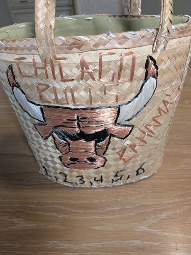 Borsa cestino paglia - borsa,