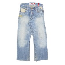 Jeans uomo TAKE TWO blu relaxed denim dritto leggero W30 L30 abbigliamento casual