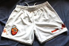ROMA KAPPA MATCH WORN PANTS SHORT PANTALONCINI CALCIO BIANCHI 2008/2009 TOTTI