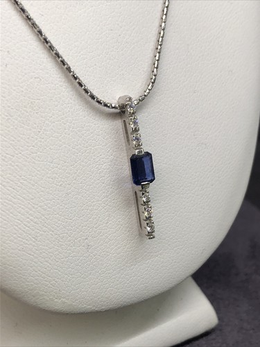 Collana zaffiro brillanti - collana,