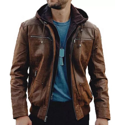 Giacca moto uomo vintage pelle - moto,