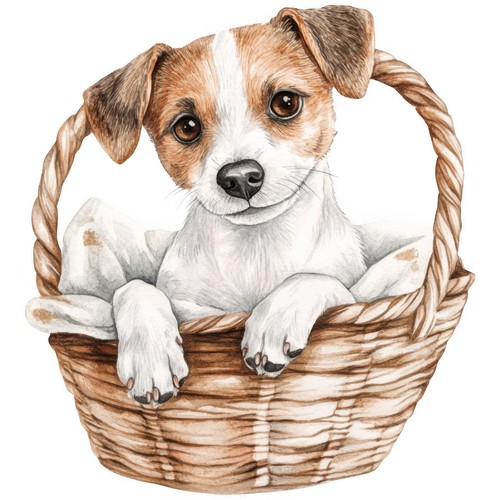 Adesivi jack russell - jack, terrier