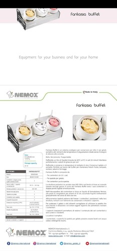 Nemox conservatore gelati - nemox,