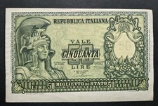 50 LIRE ITALIA ELMATA FIRME