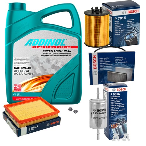 Bosch controllo set addinol - 5l,